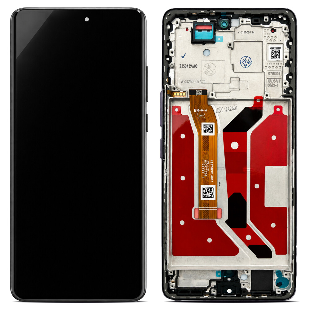 Displej + rámeček pro Honor Magic7 Lite v titanově fialové barvě