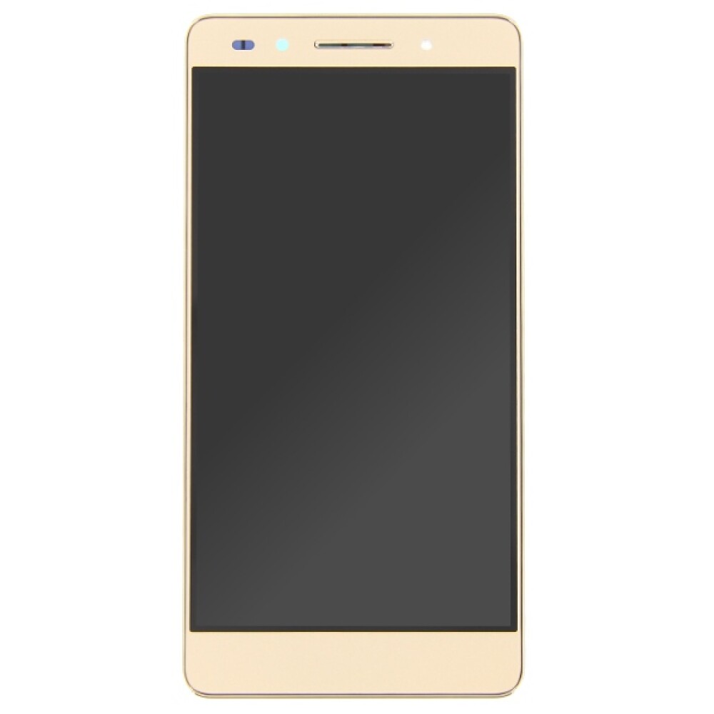 Displej + rámeček pro Huawei Honor 7, zlatý