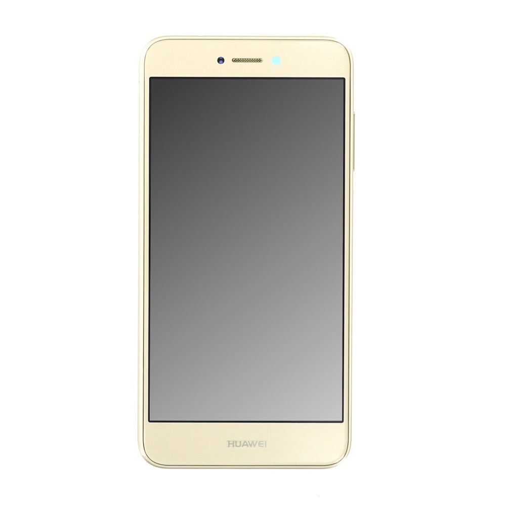 Displej + rámeček pro Huawei P8 lite 2017, zlatý