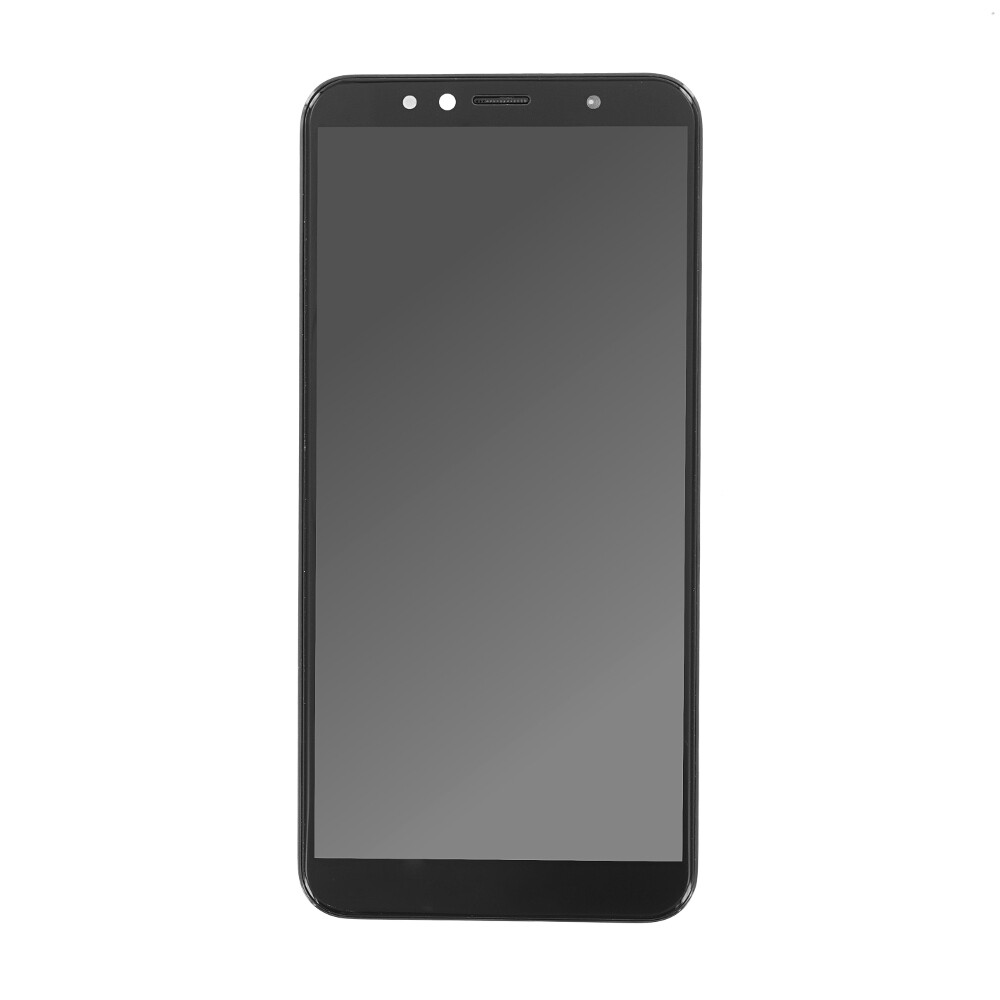 Displej + rámeček pro Huawei Y6 2018, modrý, bez loga