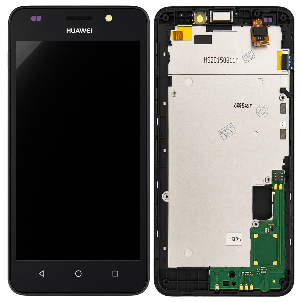 Displej + rámeček pro Huawei Y635, černý