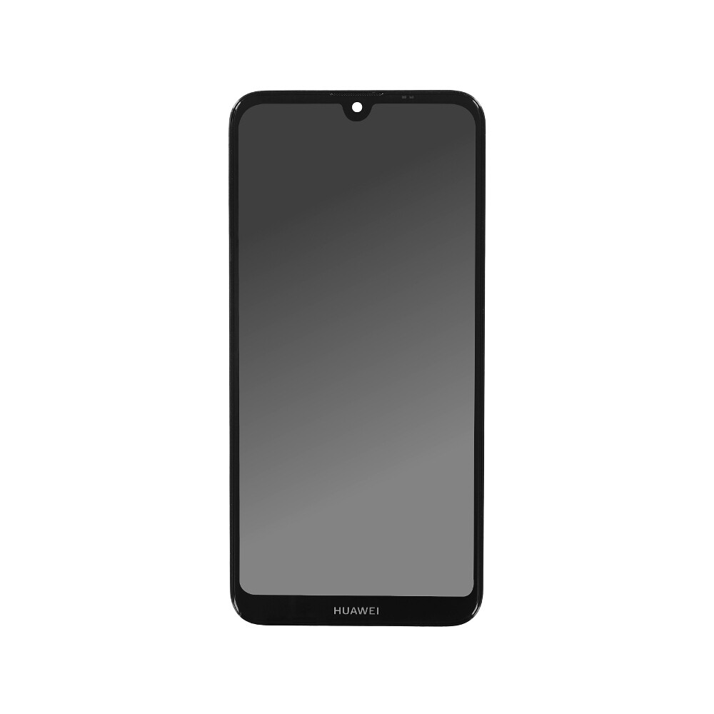 Displej + rámeček pro Huawei Y7 2019, černý