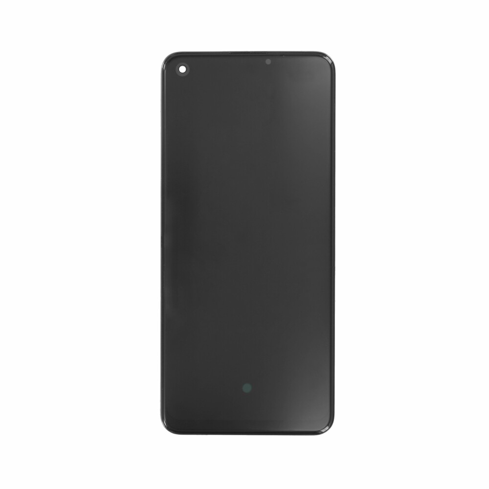 Displej + rámeček pro OPPO A74 4G, černý