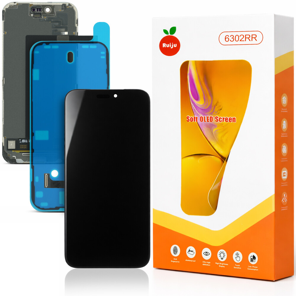 Displej RJ Soft OLED (120 Hz) pro iPhone 15 Pro (s výměnou integrovaného obvodu)
