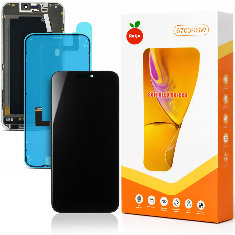 Displej RJ Soft OLED (120 Hz) pro iPhone 17 Pro Max (s výměnou integrovaného obvodu)