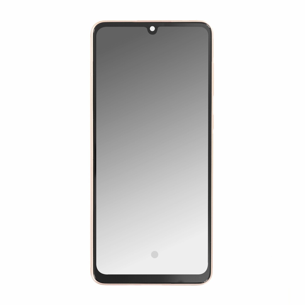 Displej Samsung + rámeček A336 pro Galaxy A33 5G, broskvová barva, GH82-28143D