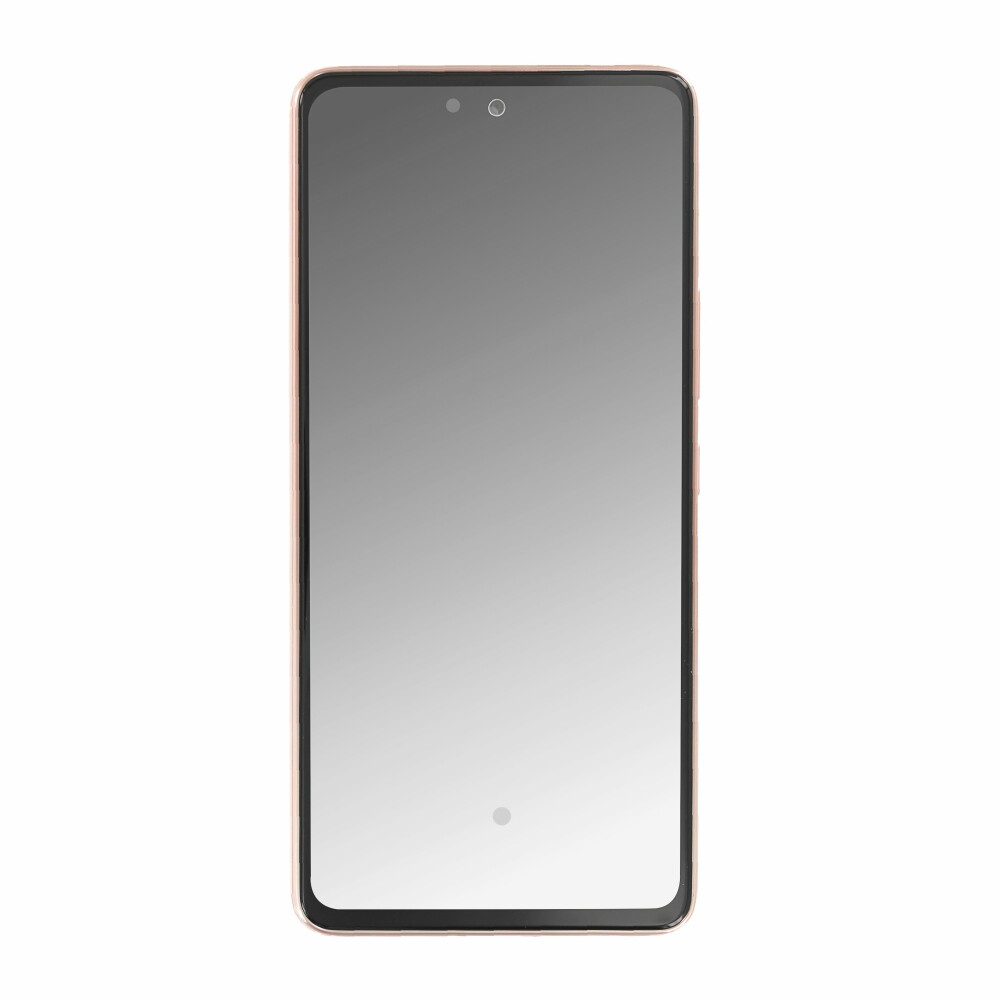 Displej Samsung + rámeček A536 pro Galaxy A53 5G, broskvová barva, GH82-28024D