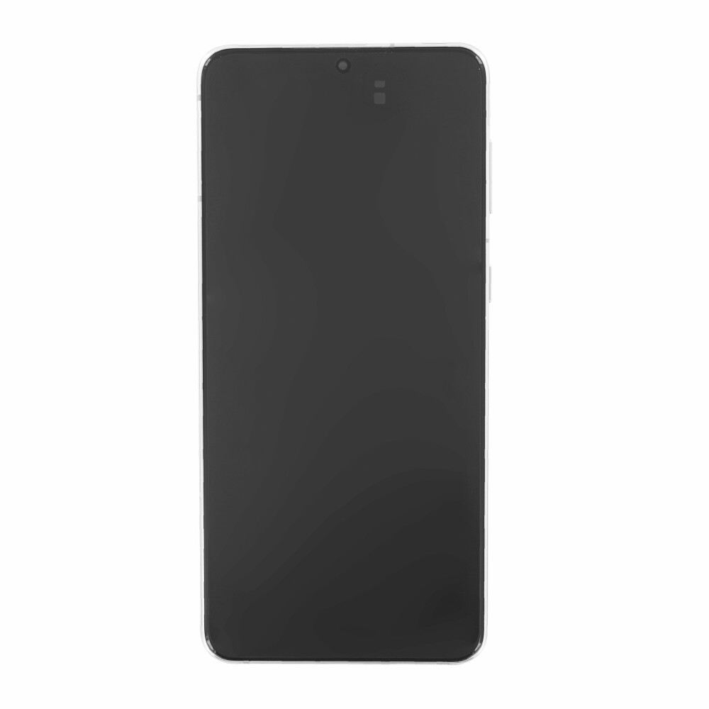 Displej Samsung + rámeček (bez fotoaparátu) G996 Galaxy S21+ 5G stříbrný GH82-27267C