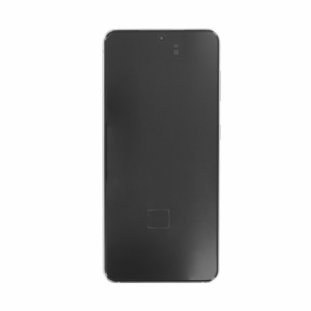 Displej Samsung + rámeček + fotoaparát G991B pro Galaxy S21 5G, bílý, GH82-24544C