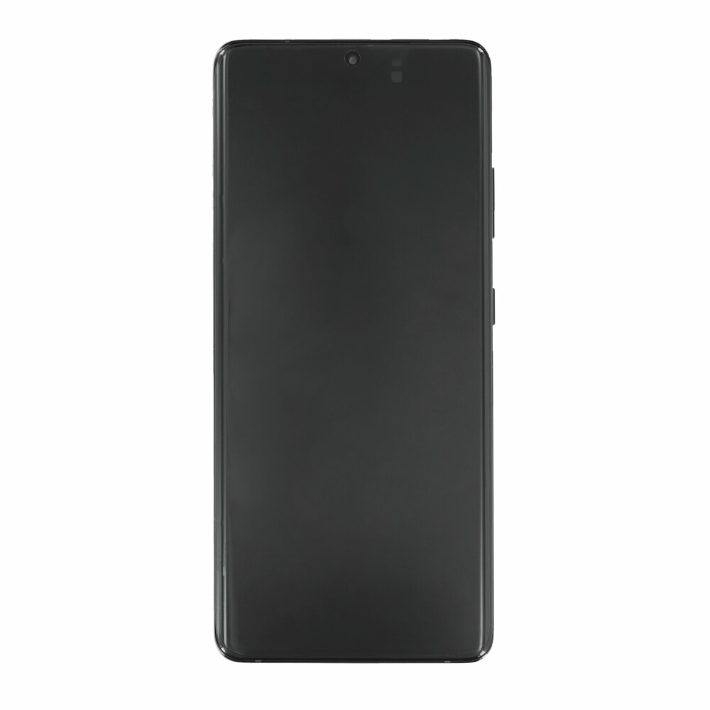 Displej Samsung + rámeček G998B pro Galaxy S21 Ultra 5G, barva Phantom Black (bez fotoaparátu)