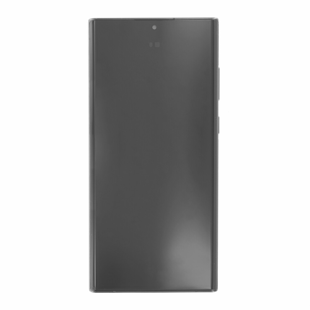 Displej Samsung + rámeček S908 pro Galaxy S22 Ultra, černý, GH82-27488A