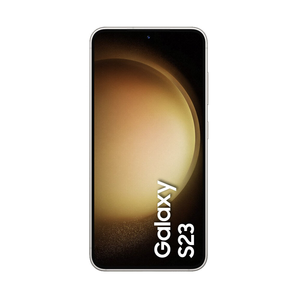 Displej Samsung + rámeček S911 pro Galaxy S23, krémová barva, GH82-30481B