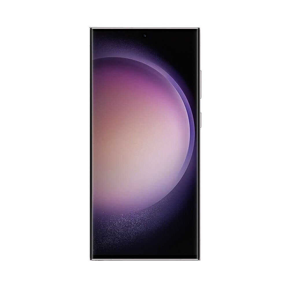 Displej Samsung + rámeček S918 pro Galaxy S23 Ultra, levandulová barva, GH82-30466D
