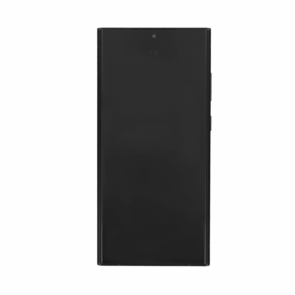 Displej Samsung + rámeček S918 pro Galaxy S23 Ultra, šedý/červený, GH82-30466E