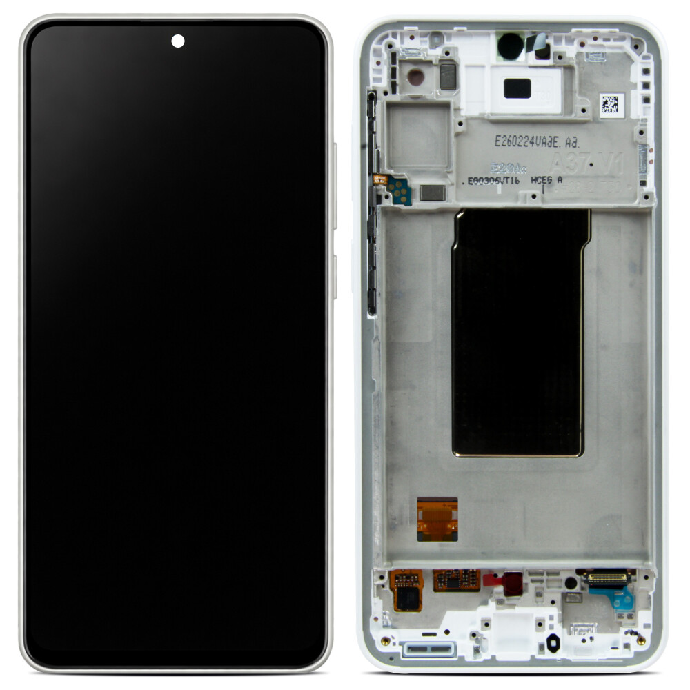 Displej Samsung + rámeček SM-A376B Galaxy A37 5G bílý GH82-39232C