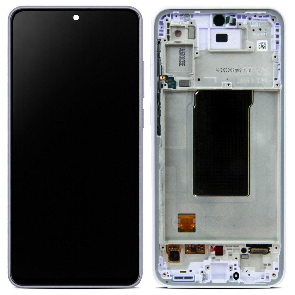Displej Samsung + rámeček SM-A376B Galaxy A37 5G fialový GH82-39232D