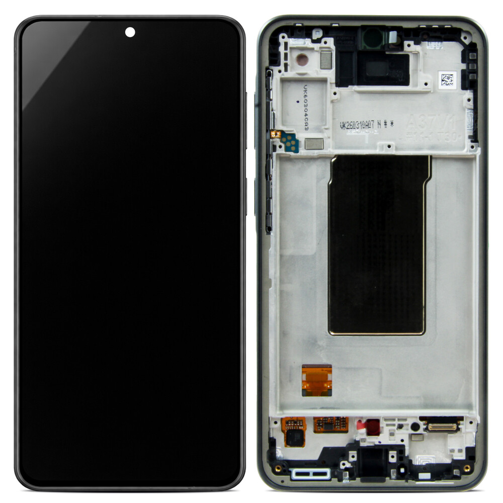 Displej Samsung + rámeček SM-A376B Galaxy A37 5G šedý GH82-39232A