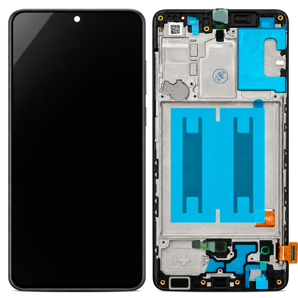 Displej Samsung + rámeček (smontováno) A415F Galaxy A41 černý GH82-22860A