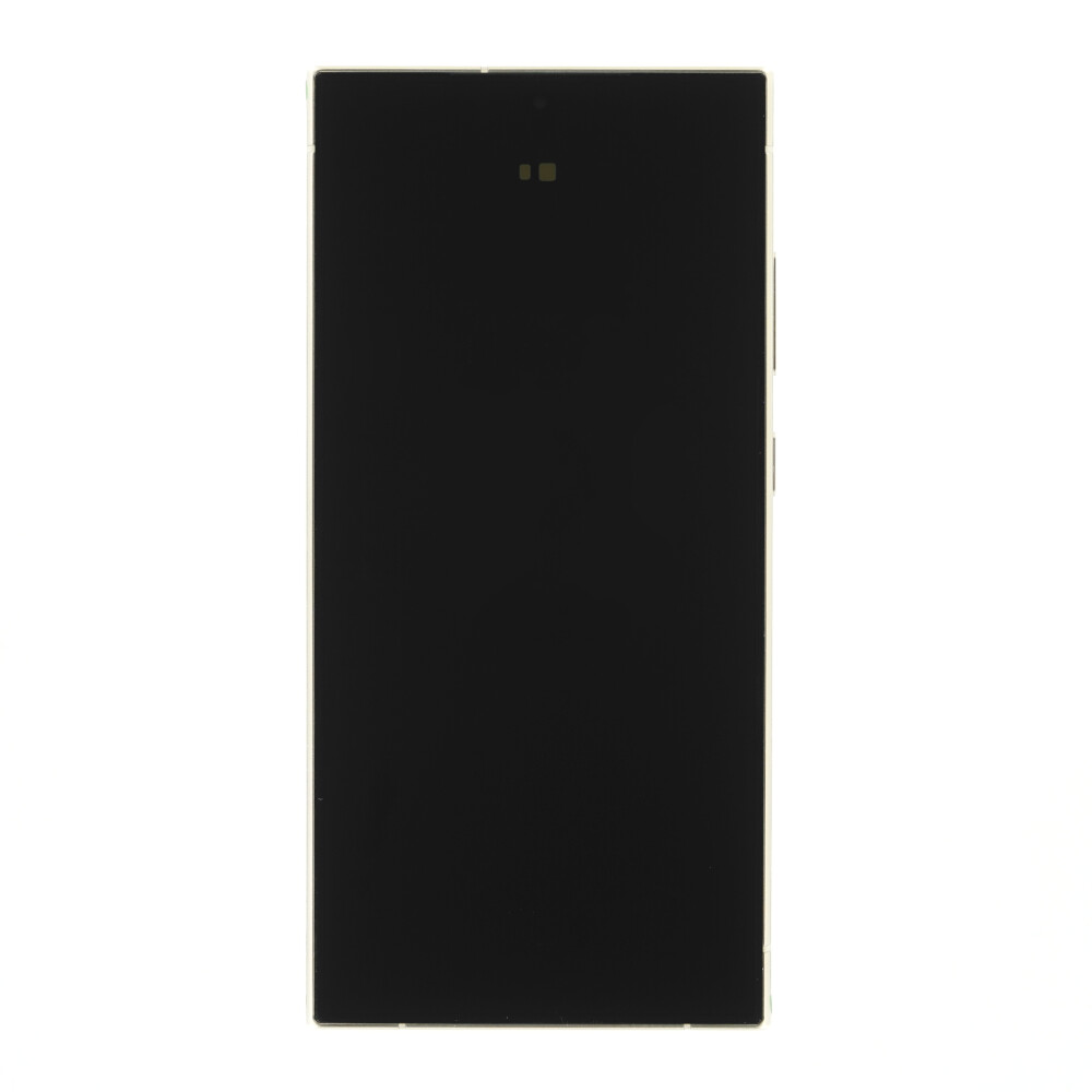 Displej Samsung + rámeček (smontováno) S928 Galaxy S24 Ultra titanově žlutý