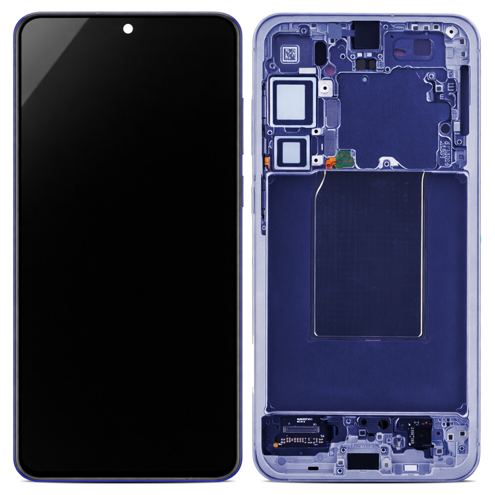 Displej Samsung + rámeček (smontováno) SM-S936B Galaxy S25+ tmavě modrý / námořnická modř