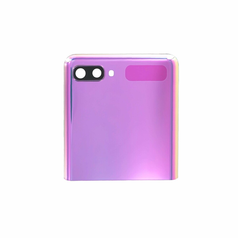Displej Samsung (vnější LCD) F700 Galaxy Z Flip fialový GH96-13880B