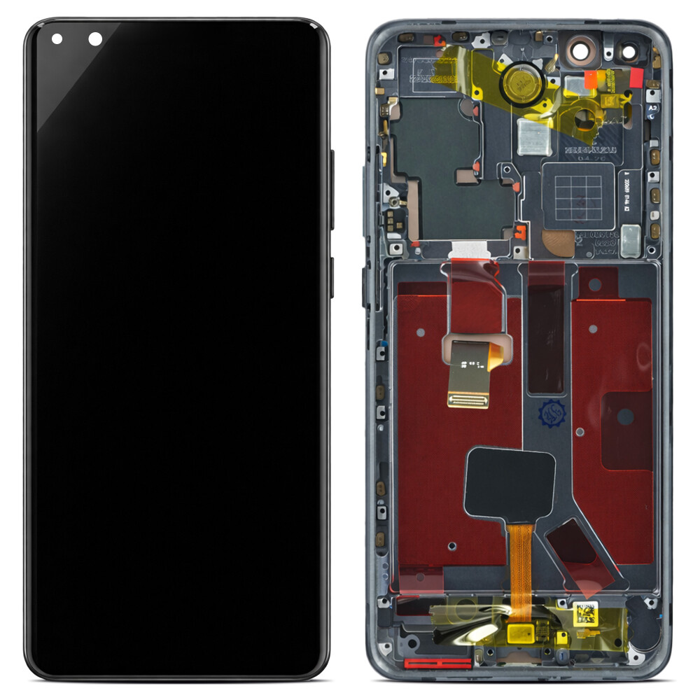 Displej (Soft OLED) + rámeček pro P40 Pro, černý