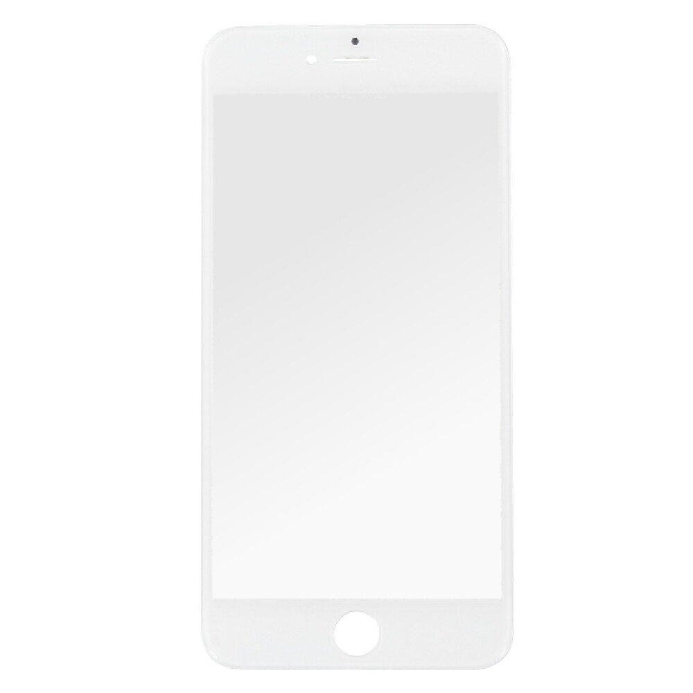 Dotykové sklo s rámečkem a vrstvou OCA pro iPhone 6 Plus, bílé