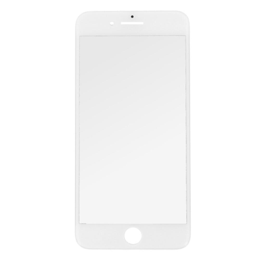 Dotykové sklo s rámečkem a vrstvou OCA pro iPhone 7+ – bílé