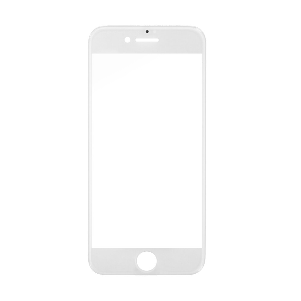 Dotykové sklo s rámečkem a vrstvou OCA pro iPhone 8, bílé