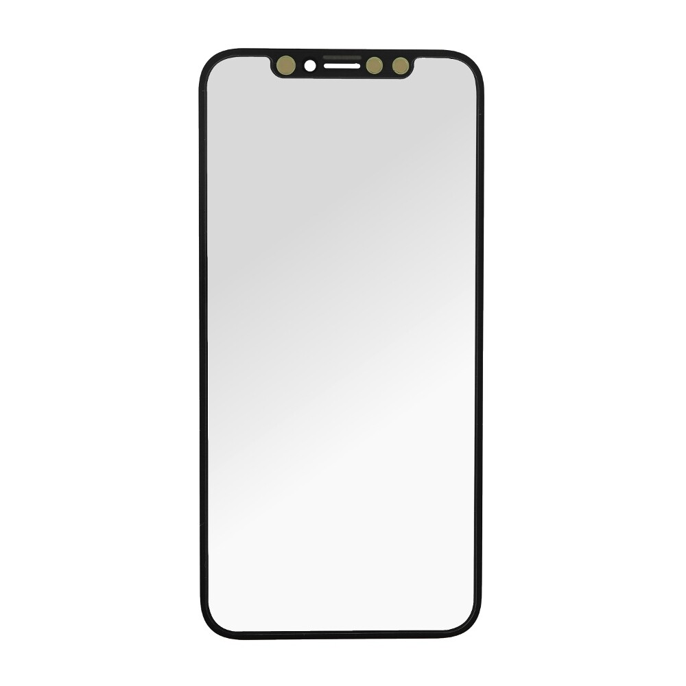 Dotykové sklo s rámečkem a vrstvou OCA pro iPhone X, černé