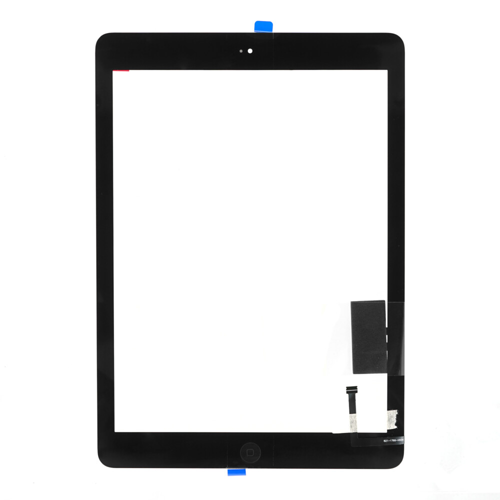 Dotykový displej + tlačítko Home + lepící vrstva + ochrana proti prachu pro iPad 7 (2019)/iPad 8 (2020), černá