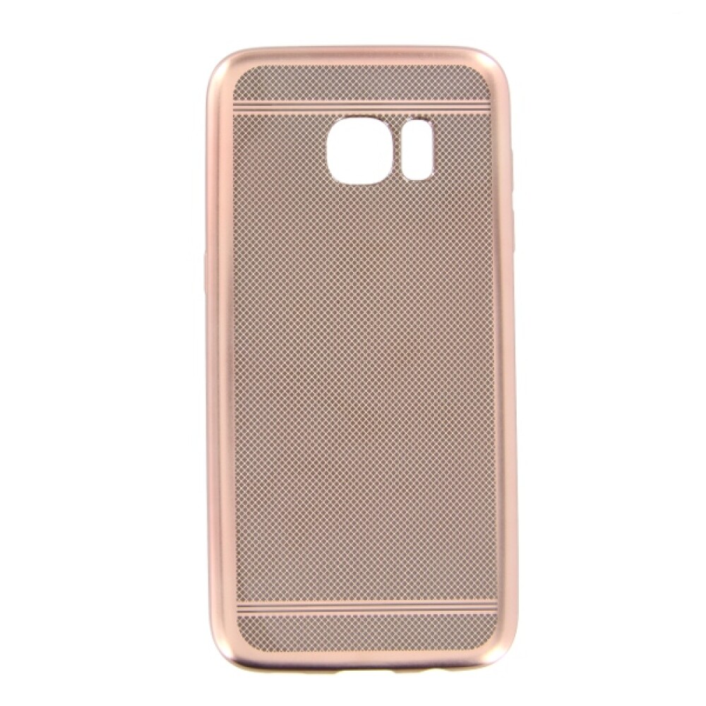Elegantní silikonové pouzdro pro Samsung Galaxy S7 Edge v růžové barvě