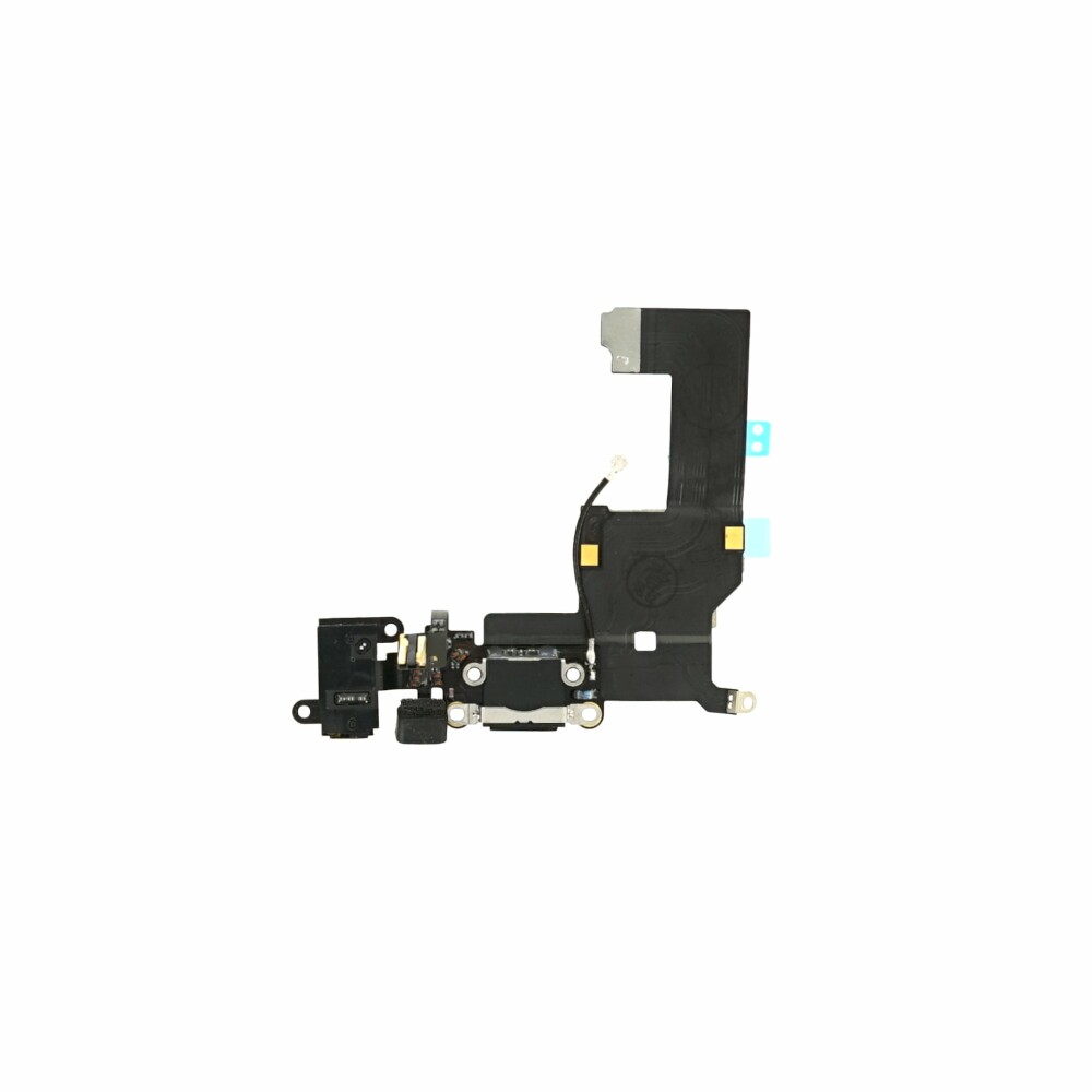Flexibilní propojovací kabel pro iPhone 5, černý