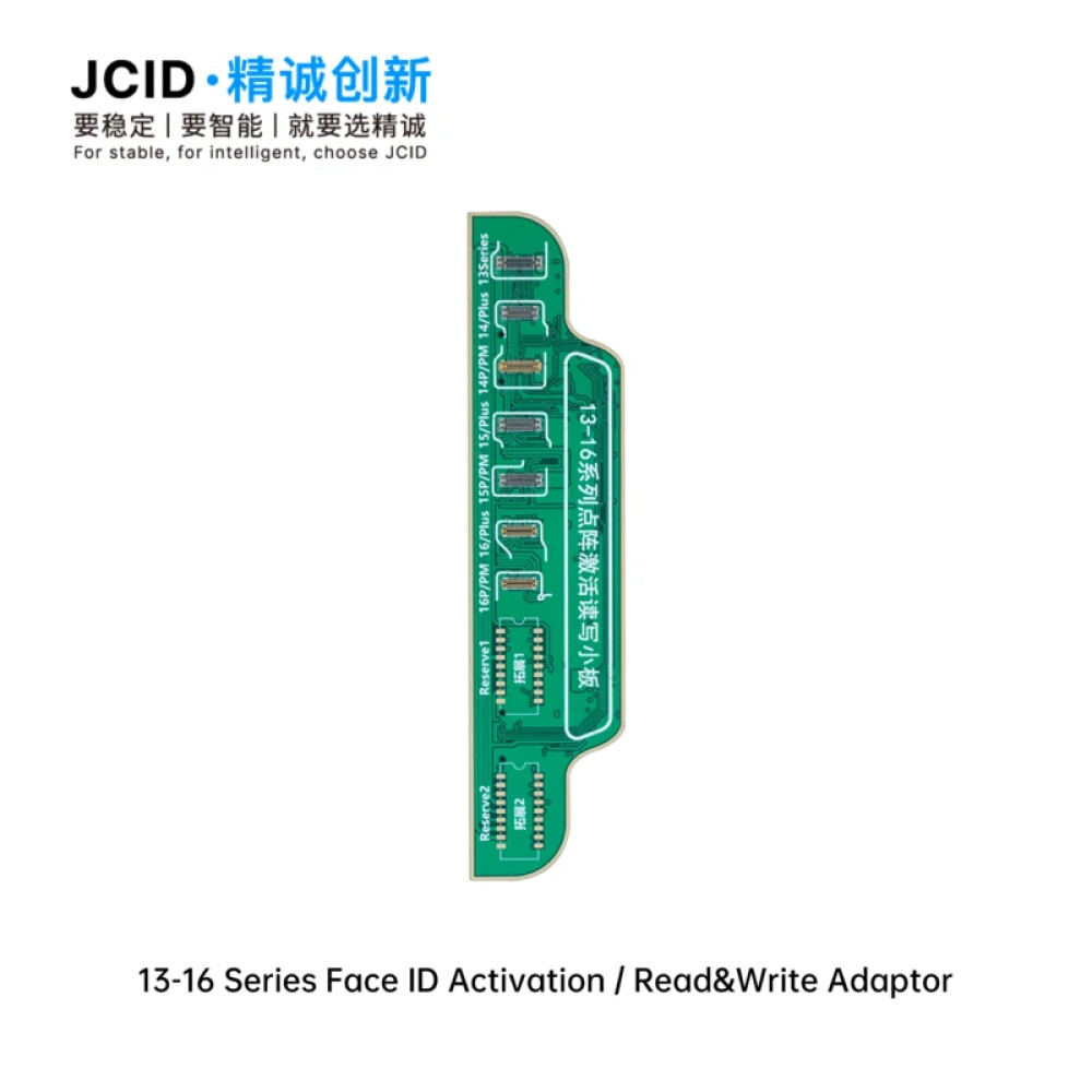JCID V1SE/V1S Pro/V1S Plus – adaptér pro aktivaci bodové matice Face ID a čtení a zápis pro řadu iPhone 13–16