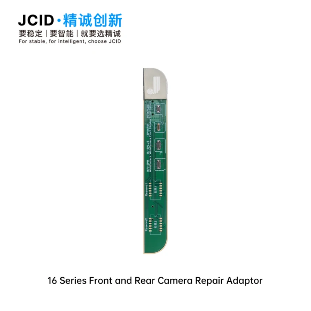 JCID V1SE/V1S Pro/V1S Plus – adaptér pro opravu přední a zadní kamery pro iPhone 16/16 Plus/16 Pro/16 Pro Max