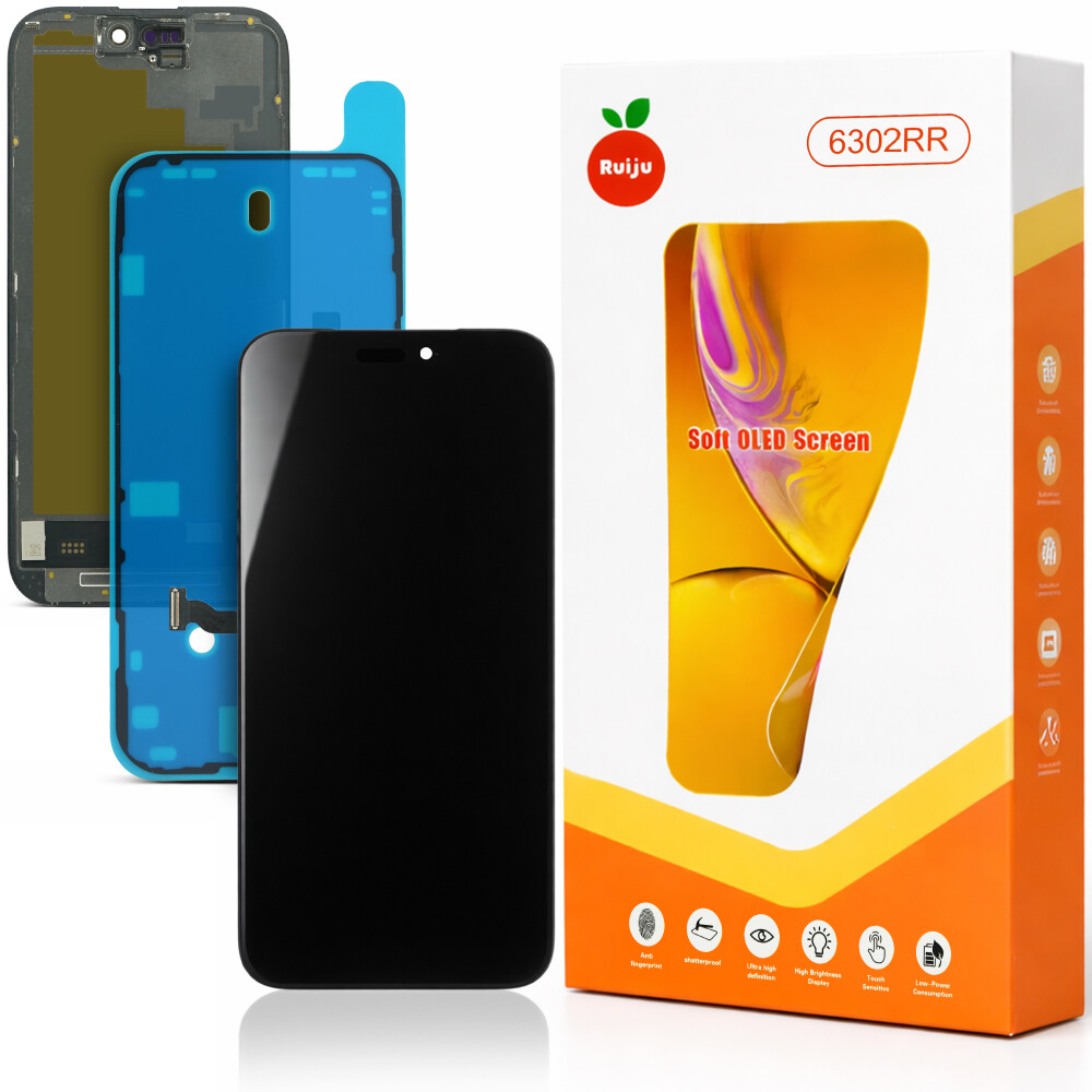 Jednotka OLED displeje RJ Soft pro iPhone 16 (s výměnou integrovaného obvodu)