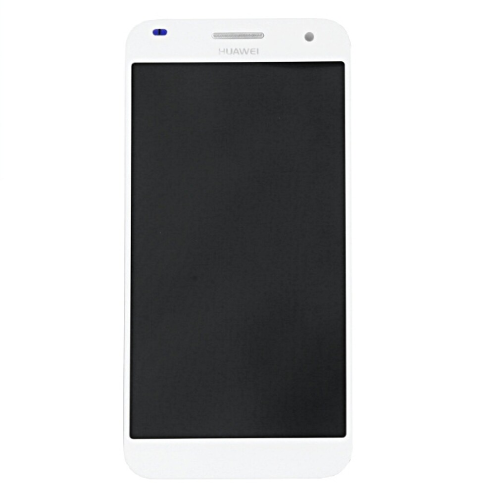 LCD displej Huawei Ascend G7 s bílým rámečkem