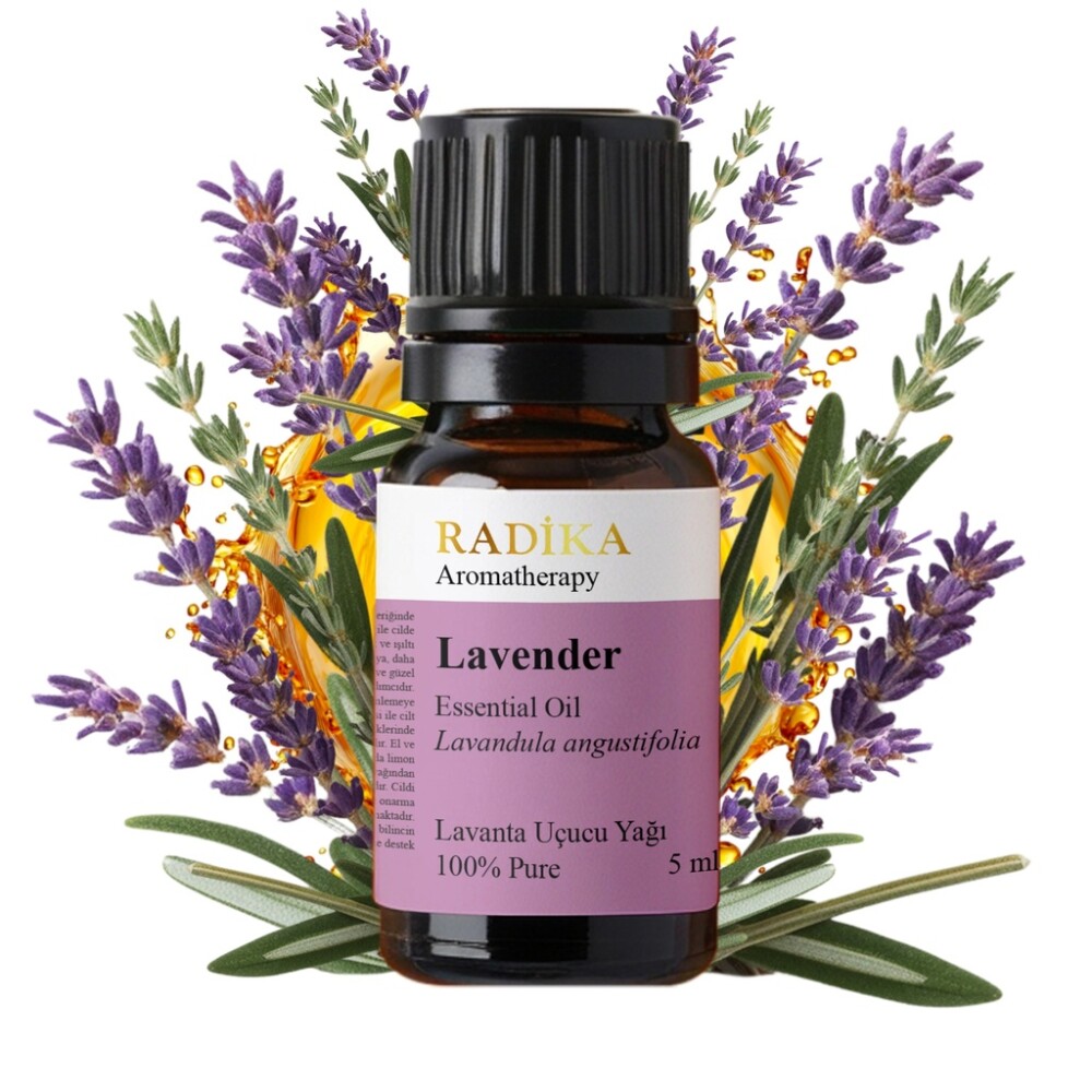 Levandulový olej, éterický olej, 100 % čistý, bio, přírodní, 10 ml