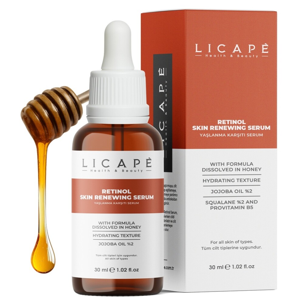 Licape® Anti-Aging pleťové sérum s retinolem | 30 ml | Zářivá pleť