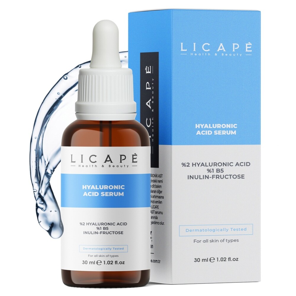 Licape® Sérum s kyselinou hyaluronovou | 30 ml | 2 % kyseliny hyaluronové a vitamínu B5 | Veganské