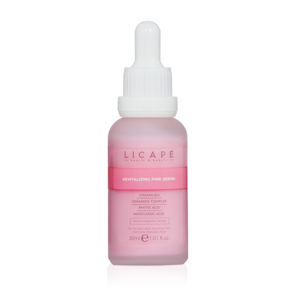 Licape® Vitamin B12 | Růžové sérum – 30 ml | S komplexem ceramidů a kyselinou fytovou