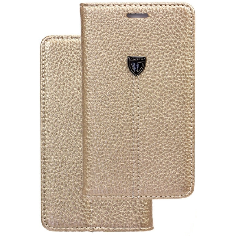 Módní pouzdro Book Case pro Huawei P10 Plus – zlaté
