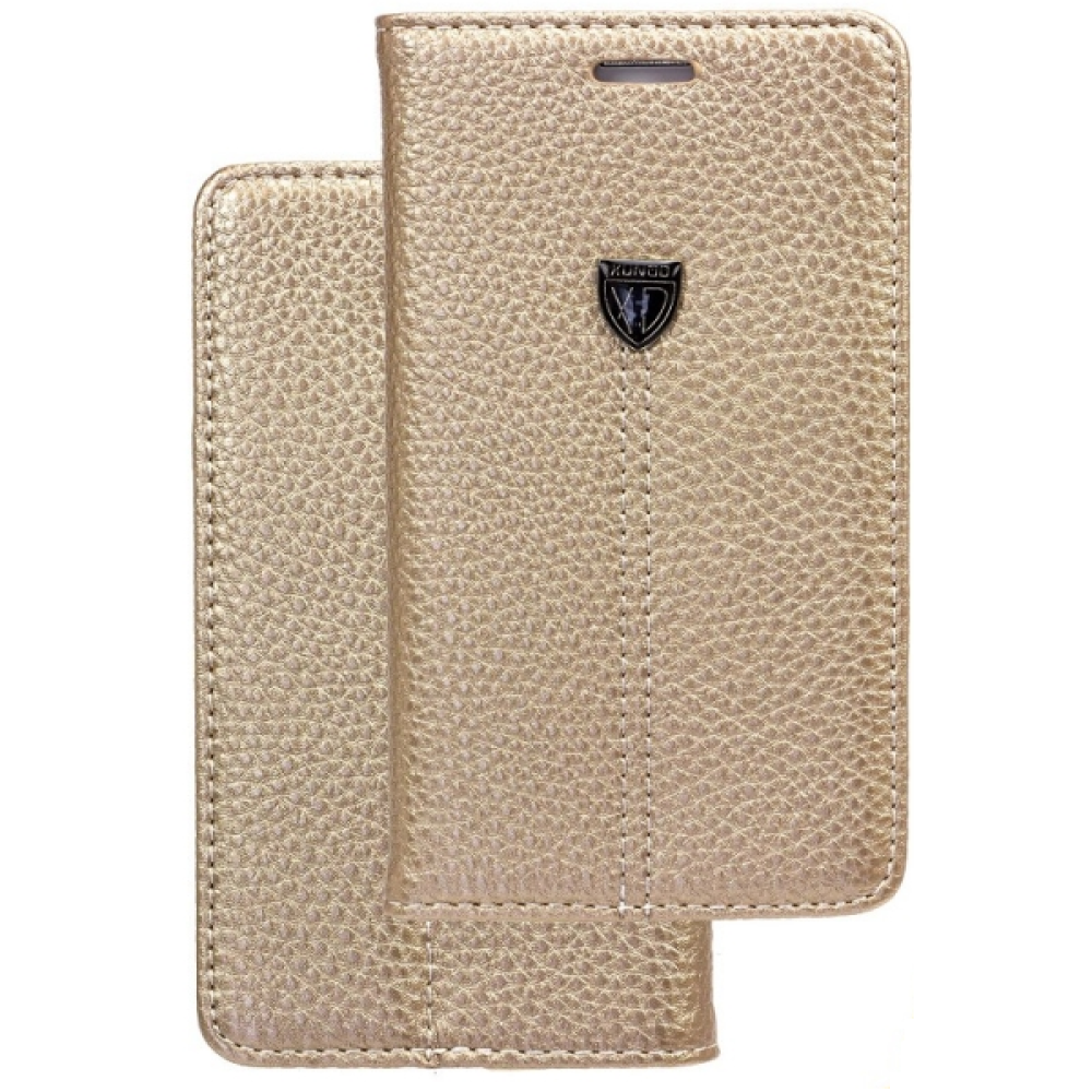 Módní pouzdro Book Case pro Huawei P10 – zlaté