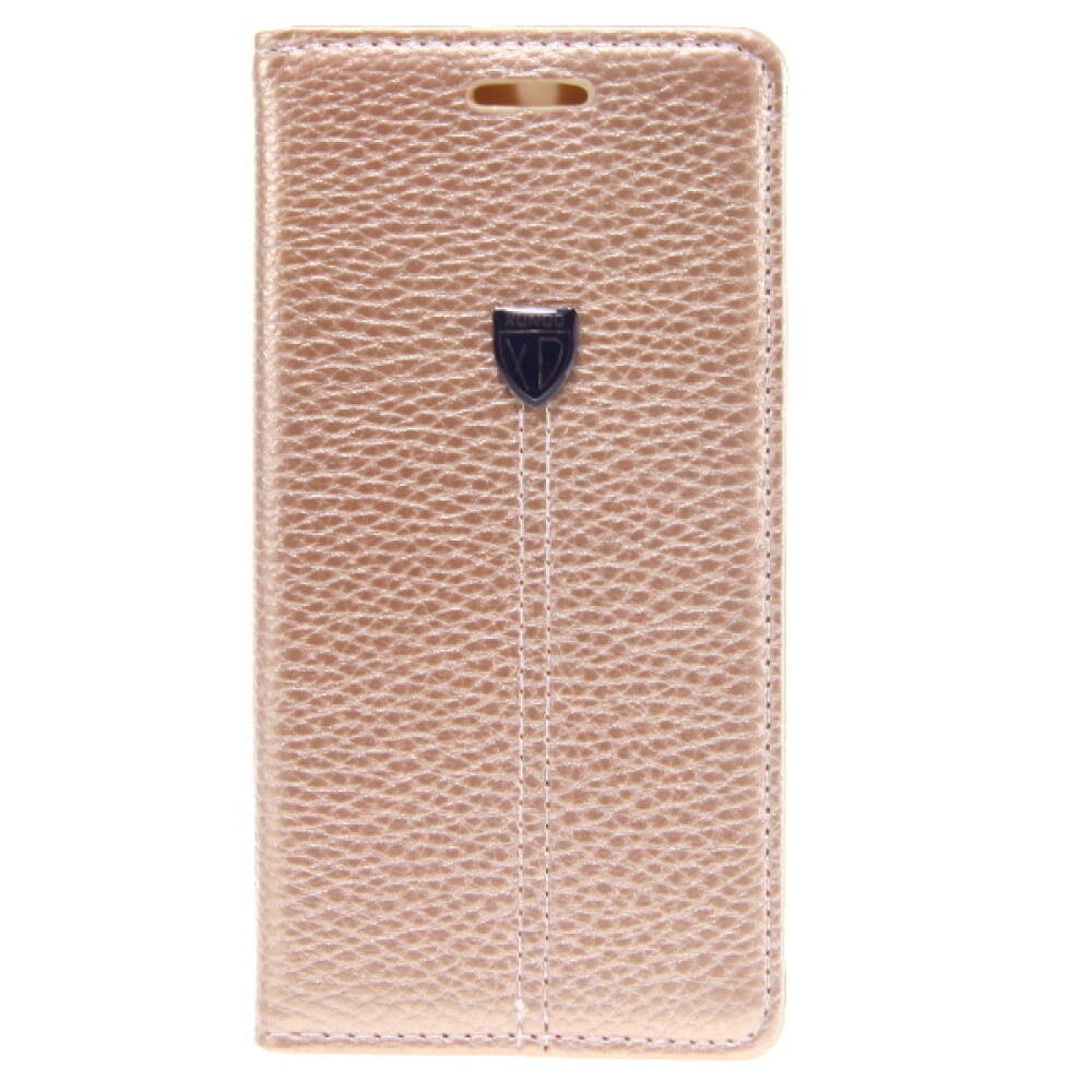Módní pouzdro typu Book Case pro Galaxy S6 Edge – zlaté 4250710563937