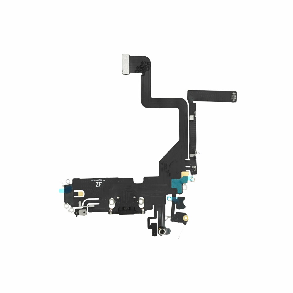 Nabíjecí port Flex + mikrofony pro iPhone 14 Pro – Space Black | 821-03751