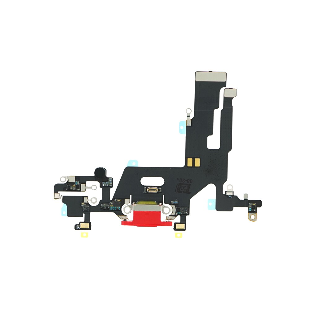 Nabíjecí port Flex pro iPhone 11, červený