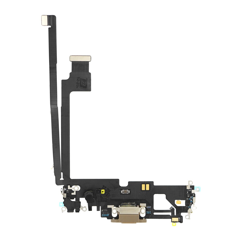 Nabíjecí port Flex pro iPhone 12 Pro Max, zlatý