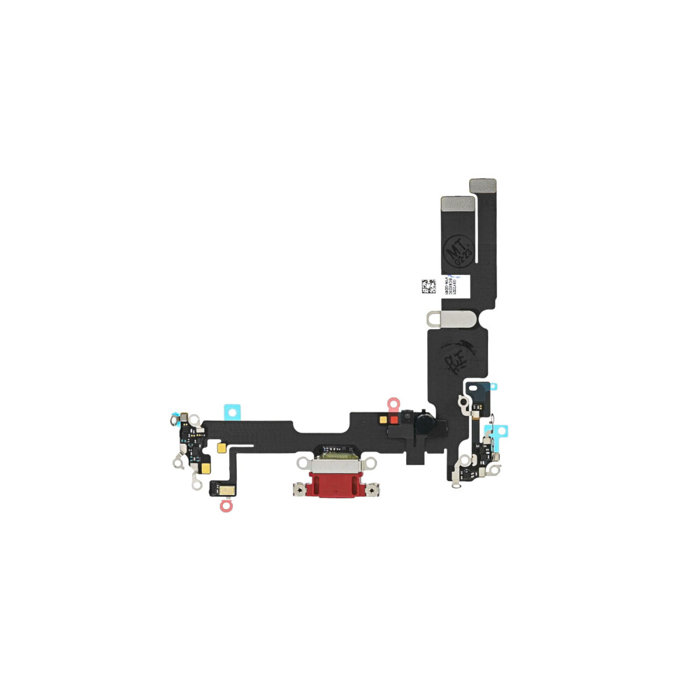 Nabíjecí port Flex pro iPhone 14 Plus, červený