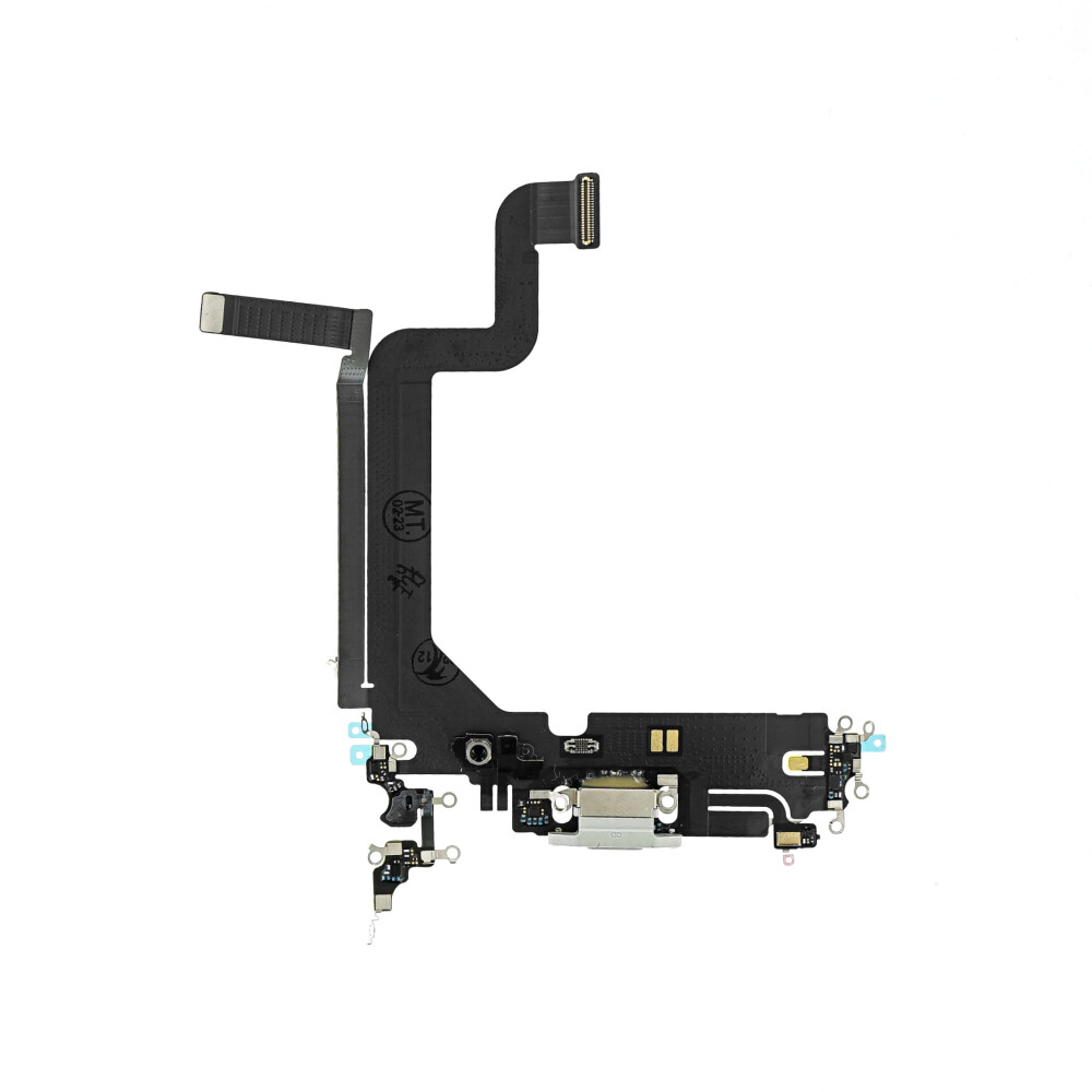 Nabíjecí port Flex pro iPhone 14 Pro Max, stříbrný
