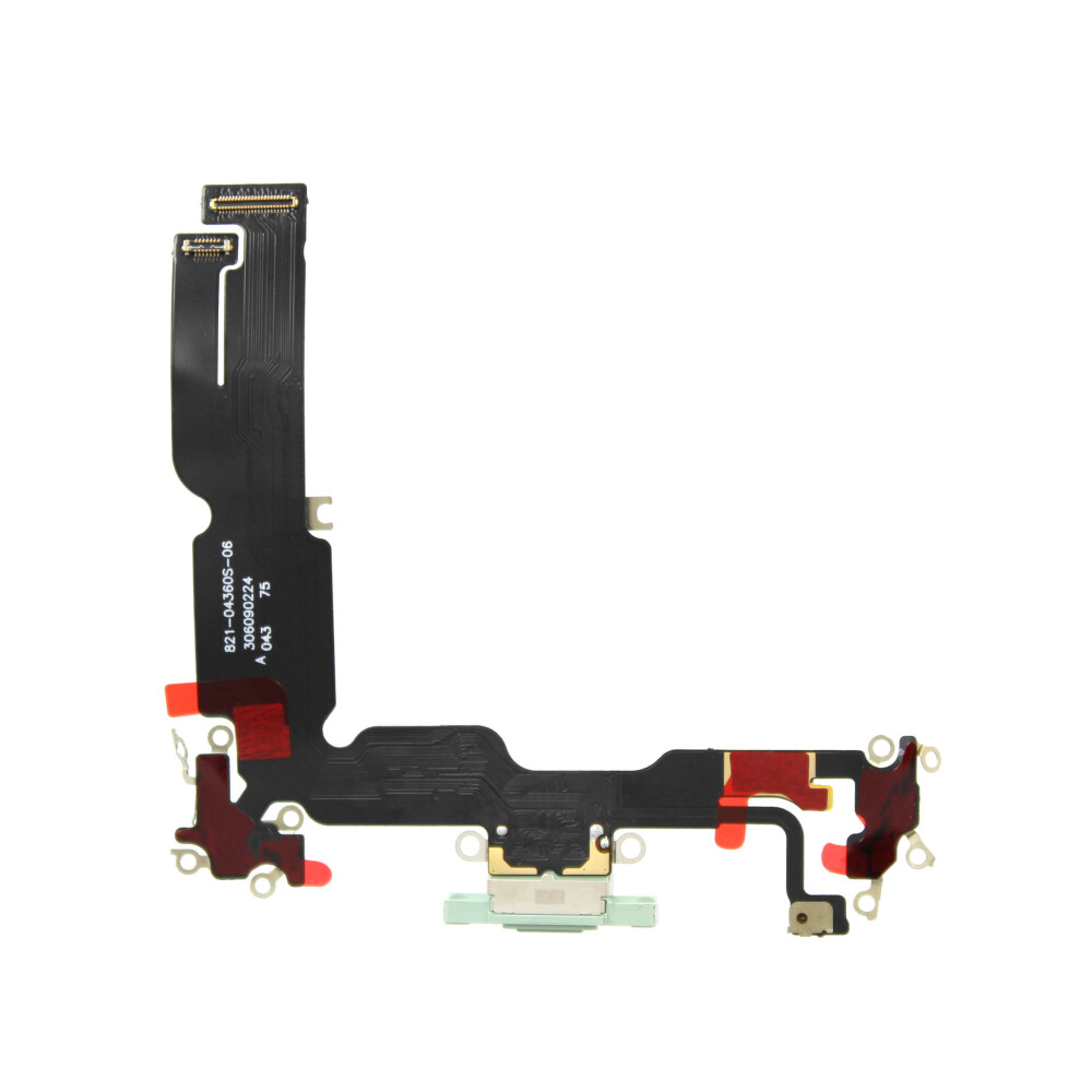 Nabíjecí port Flex pro iPhone 15 Plus, zelený